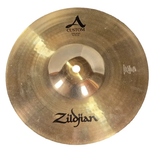 Used Zildjian A Custom Splash Cymbal 10" - Very Good - Drum Center Of Portsmouth