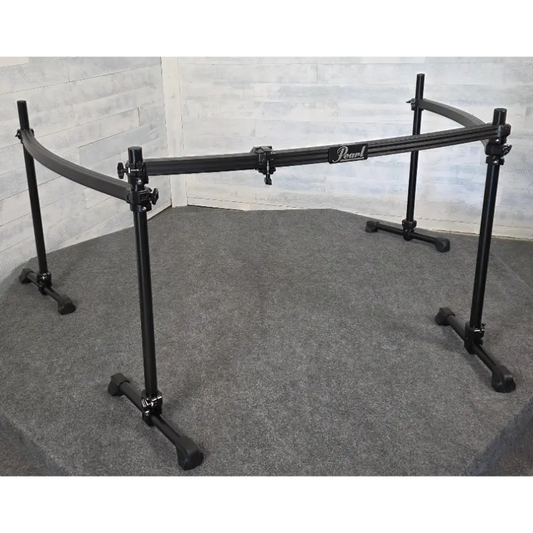 Used Pearl DR513 Three-Sided Curved Drum Drum Rack - Black (see description) - Very Good - Drum Center Of Portsmouth