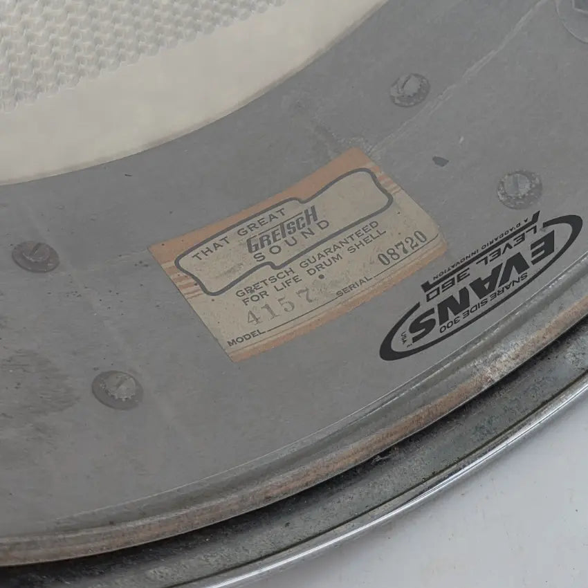 Used Vintage Gretsch Snare Drum 14x5.5 Champagne Sparkle - Fair - Drum Center Of Portsmouth