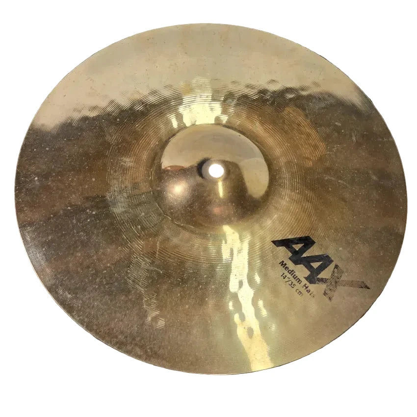 Used Sabian AAX Medium Hi Hats 14" Brilliant - Good - Drum Center Of Portsmouth