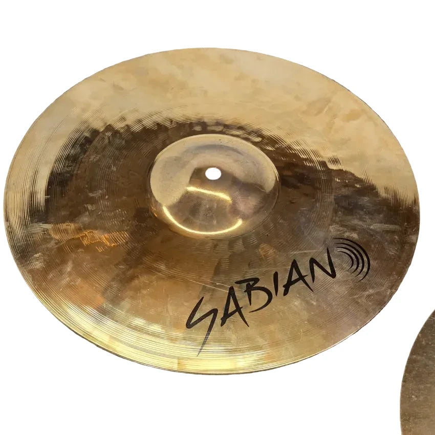 Used Sabian AAX Medium Hi Hats 14" Brilliant - Good - Drum Center Of Portsmouth