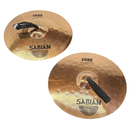 Used Sabian B8 Pro Marching Band Cymbals 14" - Good - Drum Center Of Portsmouth