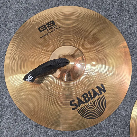 Used Sabian B8 Pro Marching Band Cymbals 14" - Good - Drum Center Of Portsmouth