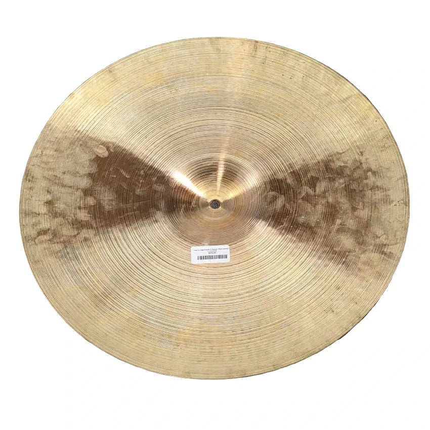 Used Vintage Zildjian A Medium Ride Cymbal 20 - Very Good - Drum Center Of Portsmouth
