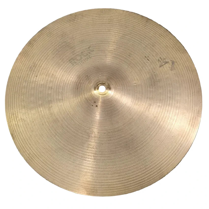 Used Vintage Zildjian A Rock Hi Hat Cymbals 14 - Very Good - Drum Center Of Portsmouth