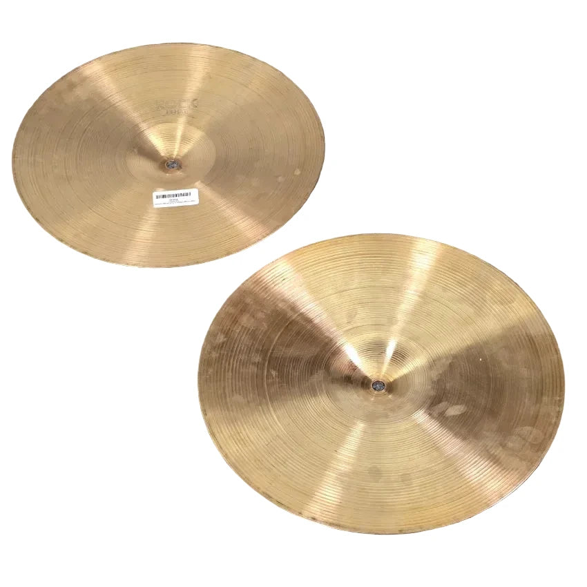 Used Vintage Zildjian A Rock Hi Hat Cymbals 14 - Very Good - Drum Center Of Portsmouth