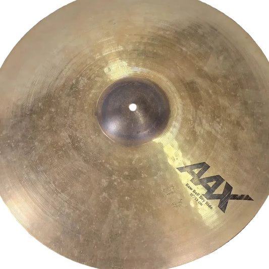 Used Sabian AAX Raw Bell Dry Ride Cymbal 21" - Good - Drum Center Of Portsmouth