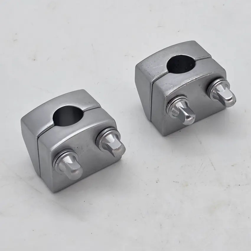 Used DW DWSMTM12SC Satin Chrome Memory Locks for TB12, Pair - Good - Drum Center Of Portsmouth