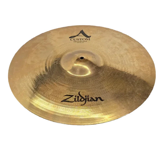 Used Zildjian A Custom Medium Ride Cymbal 20" - Good - Drum Center Of Portsmouth