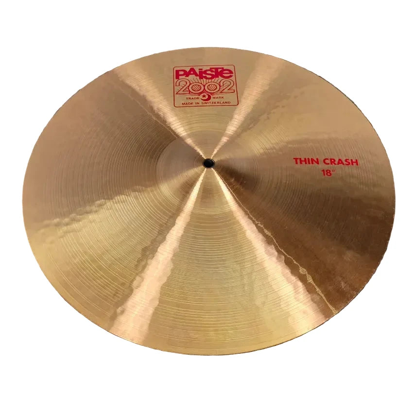 Used Paiste 2002 Thin Crash 18 - Very Good - Drum Center Of Portsmouth
