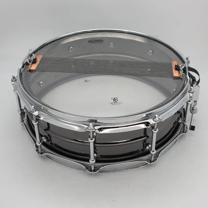 Used Vintage Ludwig Black Beauty Snare Drum 14x5 -- Early Monroe Era - Very Good - Drum Center Of Portsmouth
