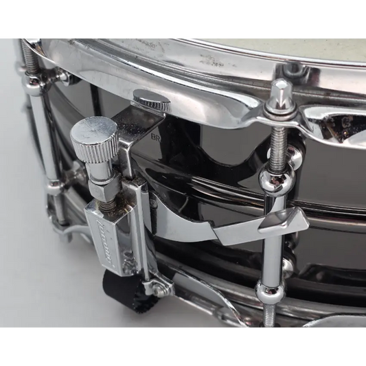 Used Vintage Ludwig Black Beauty Snare Drum 14x5 -- Early Monroe Era - Very Good - Drum Center Of Portsmouth