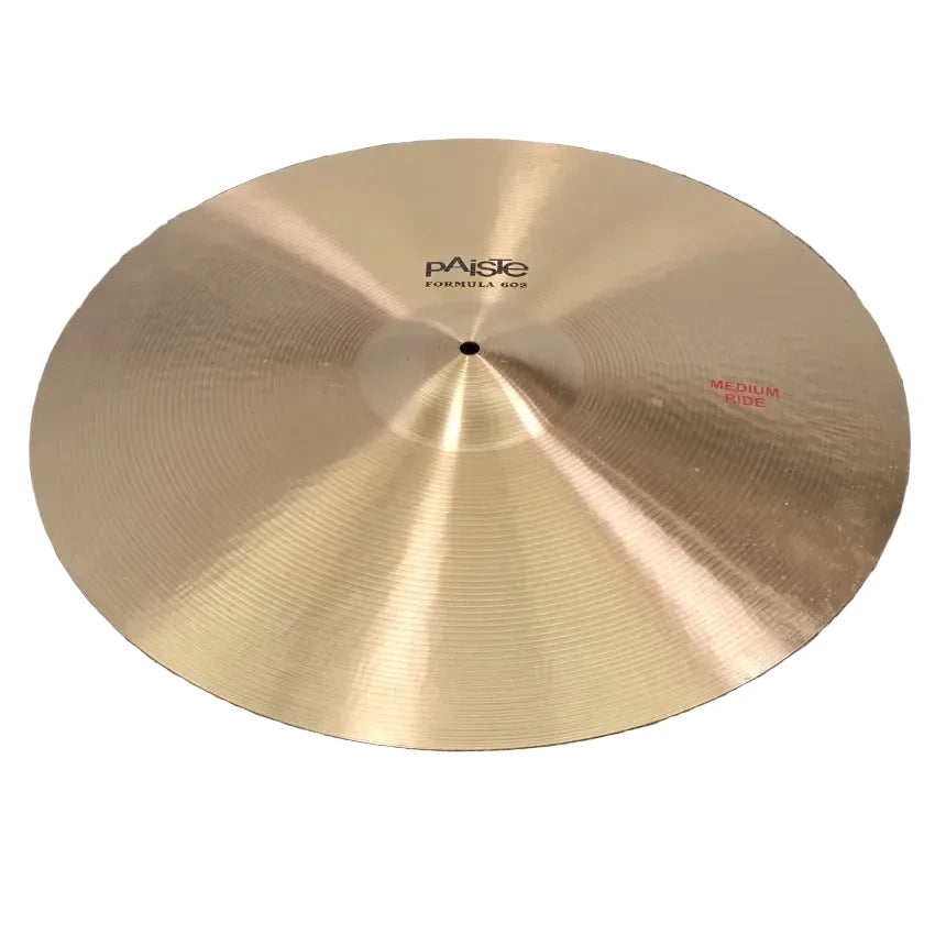 Used Paiste Formula 602 Medium Ride Cymbal 22 - Very Good - Drum Center Of Portsmouth