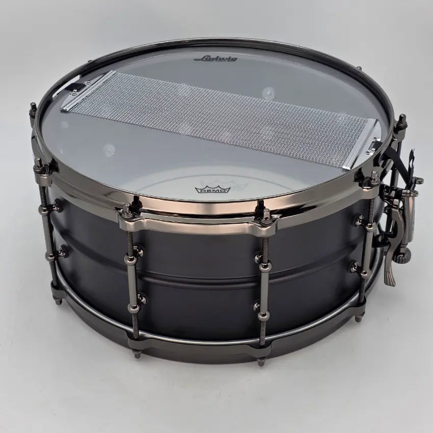 Used Ludwig "Blackest Beauty" Brass Snare Drum 14x6.5 - Very Good - Drum Center Of Portsmouth