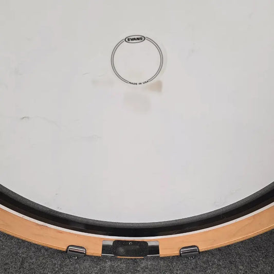 Used Pearl Masters Maple Complete 3pc Drum Set Vermilion Sparkle - Very Good - Drum Center Of Portsmouth