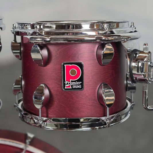 Used Premier Elite 4pc Drum Set Rosewood Satin - Very Good - Drum Center Of Portsmouth