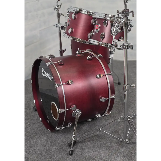 Used Premier Elite 4pc Drum Set Rosewood Satin - Very Good - Drum Center Of Portsmouth