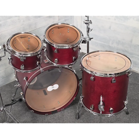 Used Premier Elite 4pc Drum Set Rosewood Satin - Very Good - Drum Center Of Portsmouth