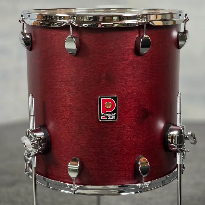Used Premier Elite 4pc Drum Set Rosewood Satin - Very Good - Drum Center Of Portsmouth