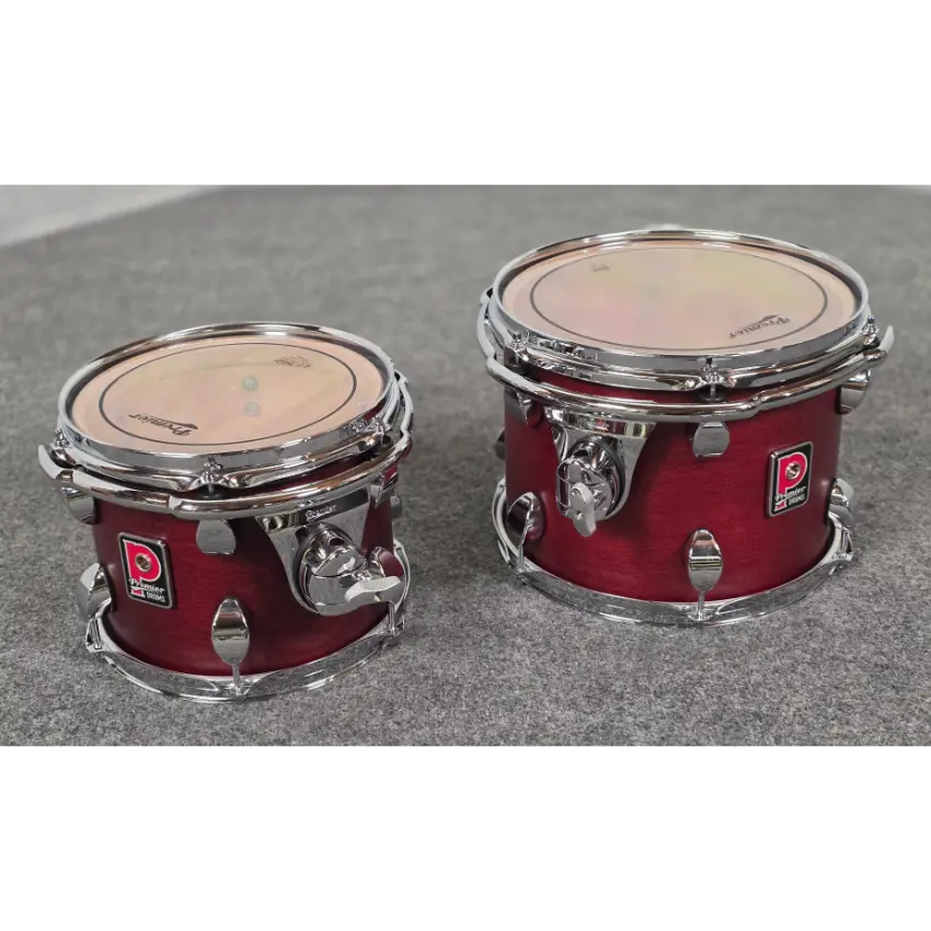 Used Premier Elite 4pc Drum Set Rosewood Satin - Very Good - Drum Center Of Portsmouth