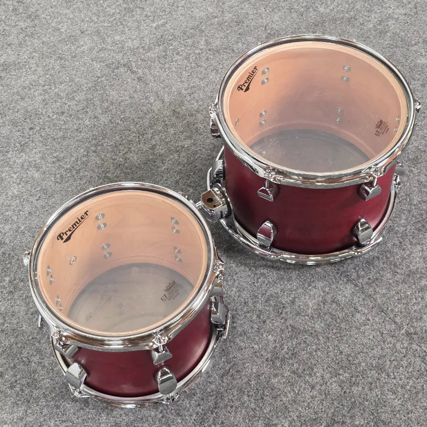 Used Premier Elite 4pc Drum Set Rosewood Satin - Very Good - Drum Center Of Portsmouth