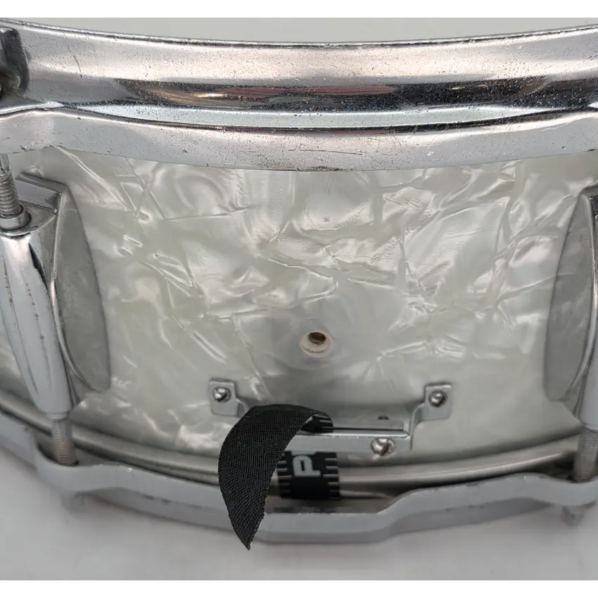 Used Vintage Gretsch Snare Drum White Marine Pearl - Fair - Drum Center Of Portsmouth