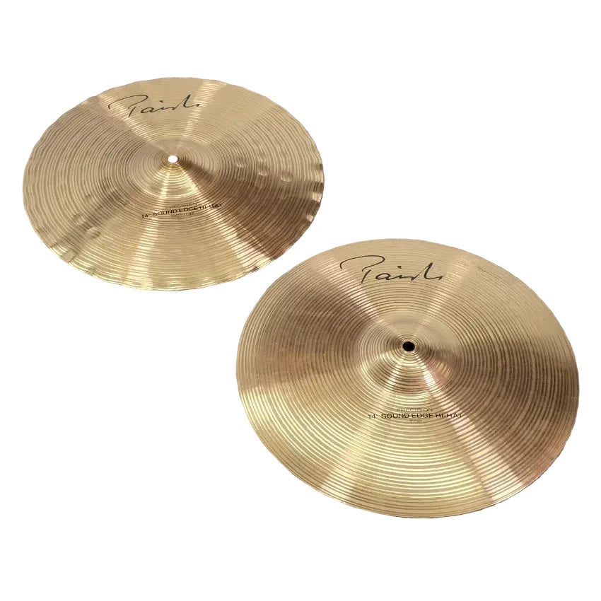 Used Paiste Signature Precision Sound Edge Hi Hat Cymbals 14" - Very Good - Drum Center Of Portsmouth