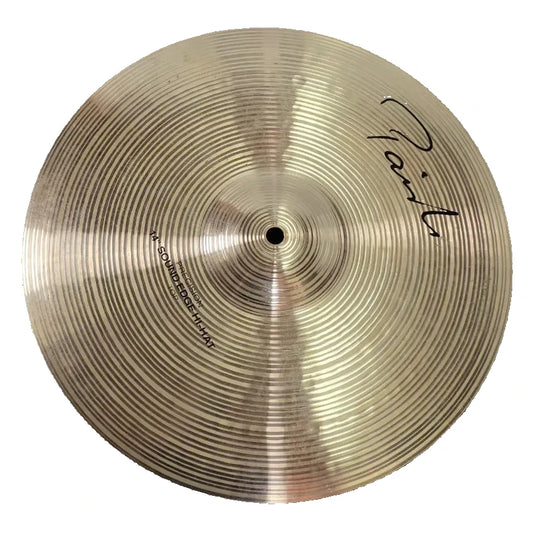 Used Paiste Signature Precision Sound Edge Hi Hat Cymbals 14" - Very Good - Drum Center Of Portsmouth
