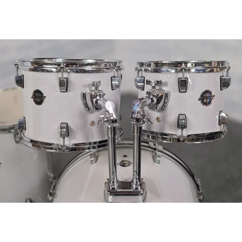 Used Ludwig Element Evolution 4pc Drum Set Silver Sparkle - Good - Drum Center Of Portsmouth
