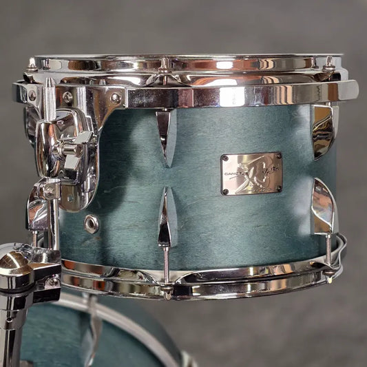 Used Canopus Yaiba 3pc Bop Drum Set Indigo Matte Lacquer - Very Good - Drum Center Of Portsmouth