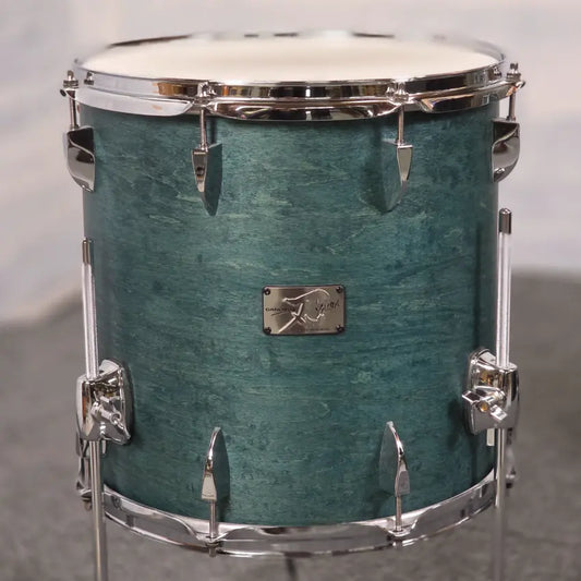 Used Canopus Yaiba 3pc Bop Drum Set Indigo Matte Lacquer - Very Good - Drum Center Of Portsmouth