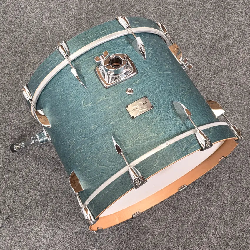 Used Canopus Yaiba 3pc Bop Drum Set Indigo Matte Lacquer - Very Good - Drum Center Of Portsmouth
