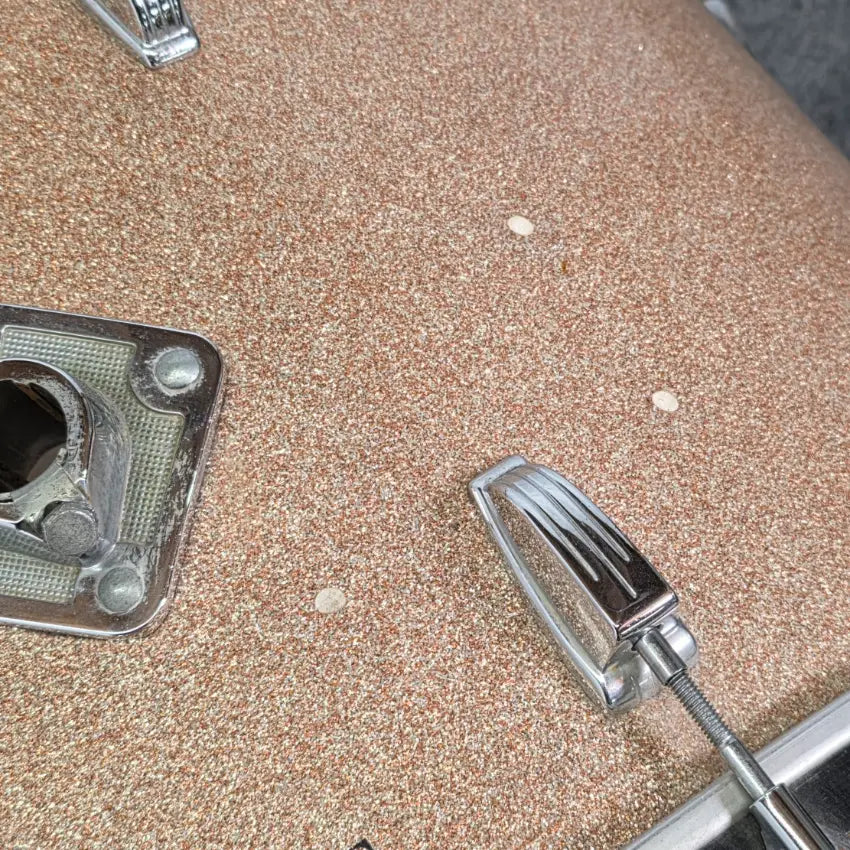 Used Vintage Ludwig 3pc Drum Set Champagne Sparkle - Good - Drum Center Of Portsmouth
