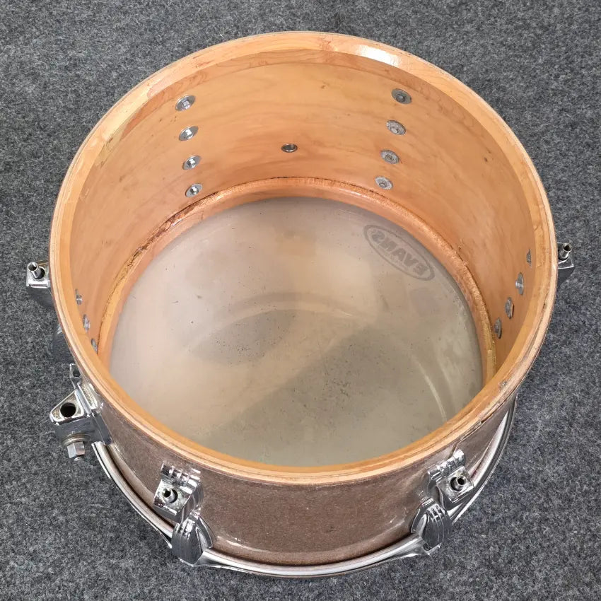 Used Vintage Ludwig 3pc Drum Set Champagne Sparkle - Good - Drum Center Of Portsmouth