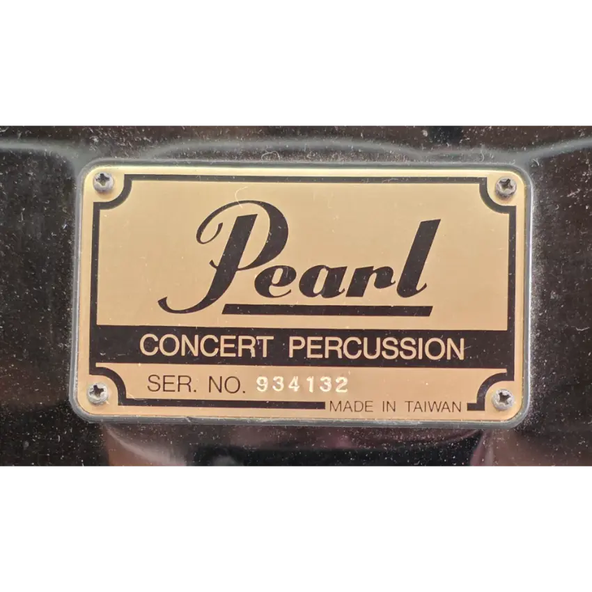 Used Pearl Concert Bass Drum 28x14 Midnight Black w/Stand - Good - Drum Center Of Portsmouth