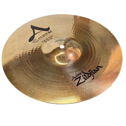 Used Zildjian A Custom Hi Hat Cymbals 14 - Very Good - Drum Center Of Portsmouth