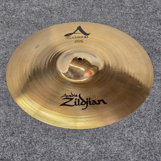Used Zildjian A Custom Crash Cymbal 18 - Very Good - Drum Center Of Portsmouth