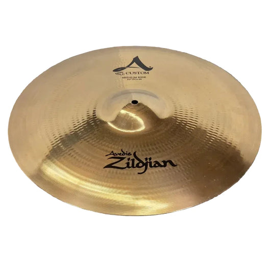 Used Zildjian A Custom Medium Ride Cymbal 20 - Very Good - Drum Center Of Portsmouth