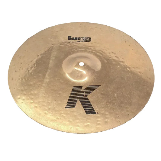 Used Zildjian K Dark Crash Cymbal Thin 16 Brilliant - Good - Drum Center Of Portsmouth