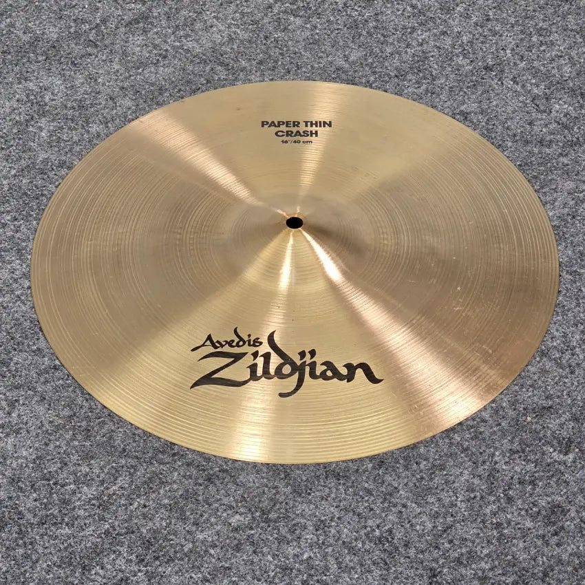 Used Zildjian A Paper Thin Crash Cymbal 16 - Good - Drum Center Of Portsmouth