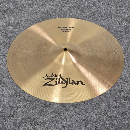 Used Zildjian A Paper Thin Crash Cymbal 16 - Good - Drum Center Of Portsmouth