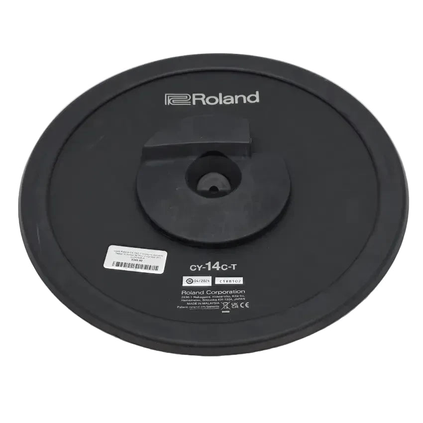 Used Roland CY-14C-T Acoustic Design 5 Series 14" V-Cymbal (#1) - Very Good - Drum Center Of Portsmouth