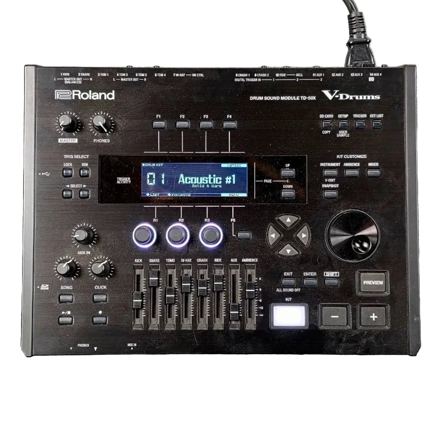 Used Roland TD-50X Drum Module - Very Good - Drum Center Of Portsmouth