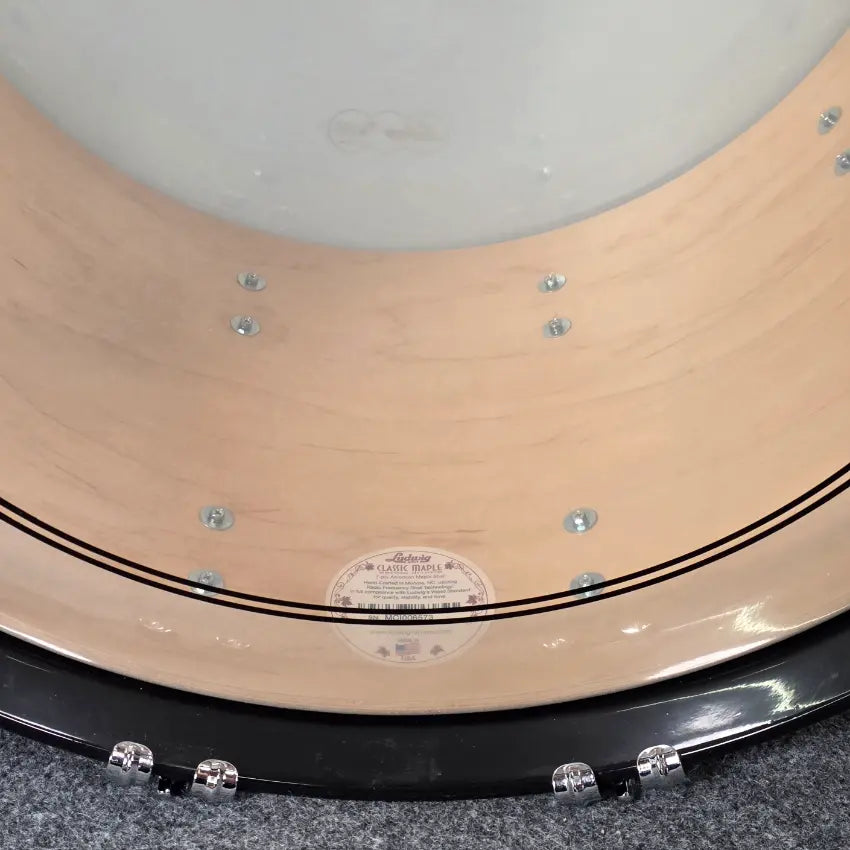 Used Ludwig Classic Maple FAB 3pc Drum Set Sky Blue - Very Good - Drum Center Of Portsmouth