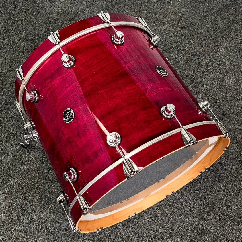 Used DW Performance 4pc Drum Set Cherry Stain - Very Good - Drum Center Of Portsmouth