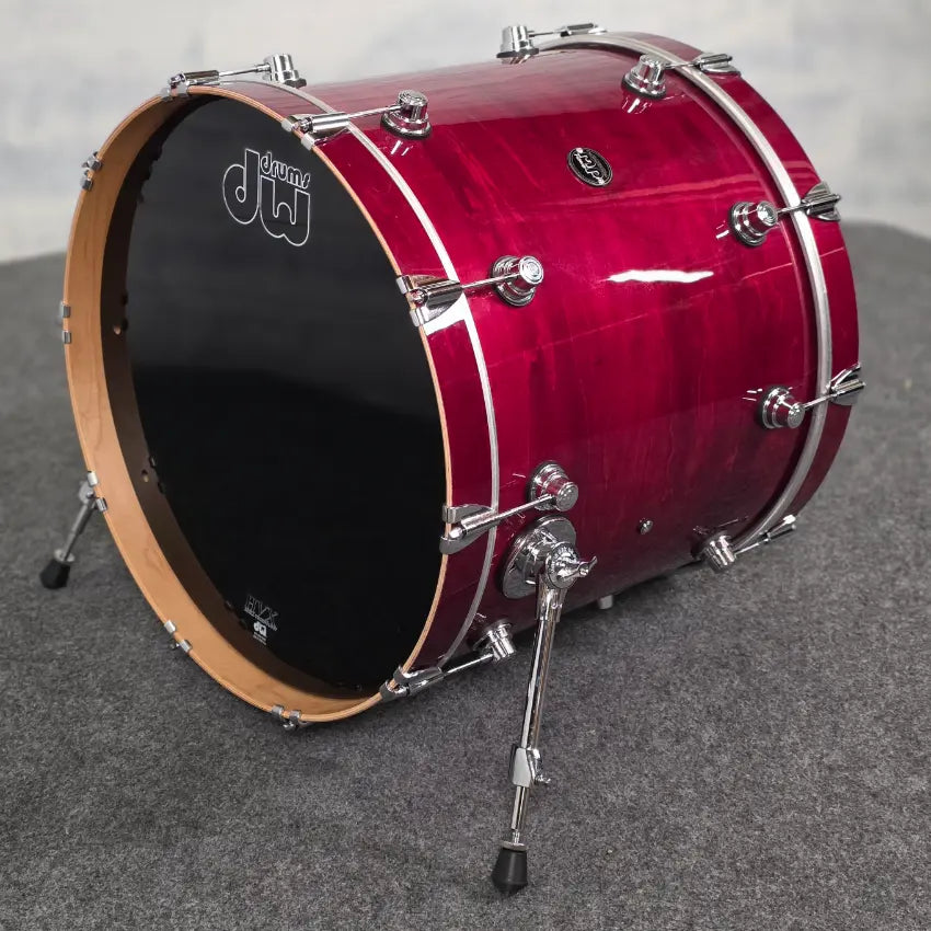 Used DW Performance 4pc Drum Set Cherry Stain - Very Good - Drum Center Of Portsmouth