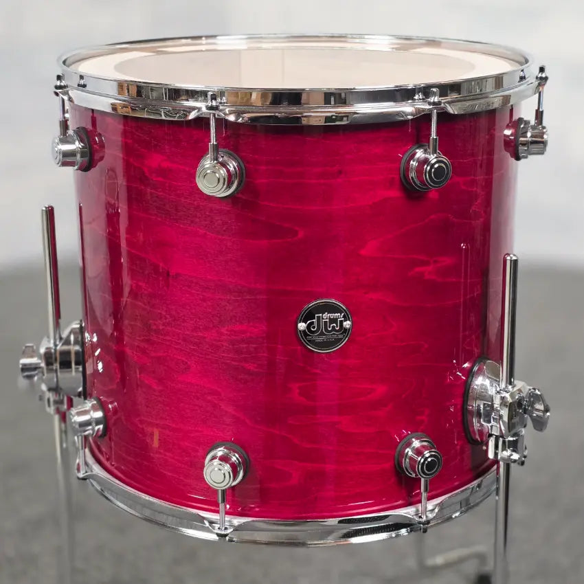Used DW Performance 4pc Drum Set Cherry Stain - Very Good - Drum Center Of Portsmouth