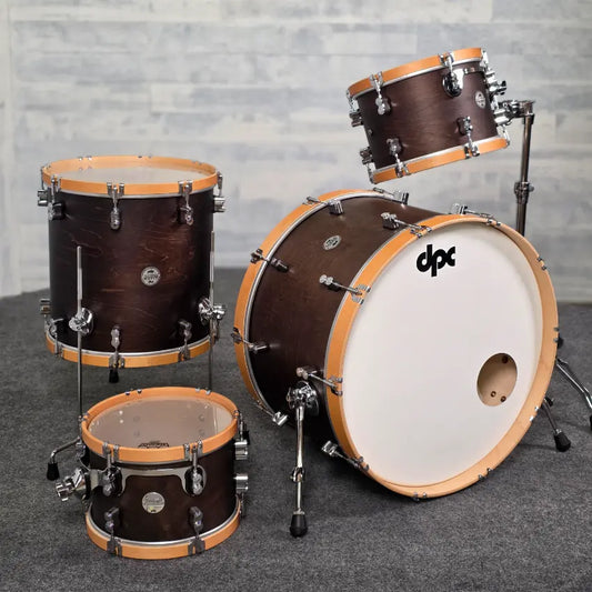 Used PDP Concept Classic 4pc Drum Set Walnut w/Natural Hoops - Good - Drum Center Of Portsmouth