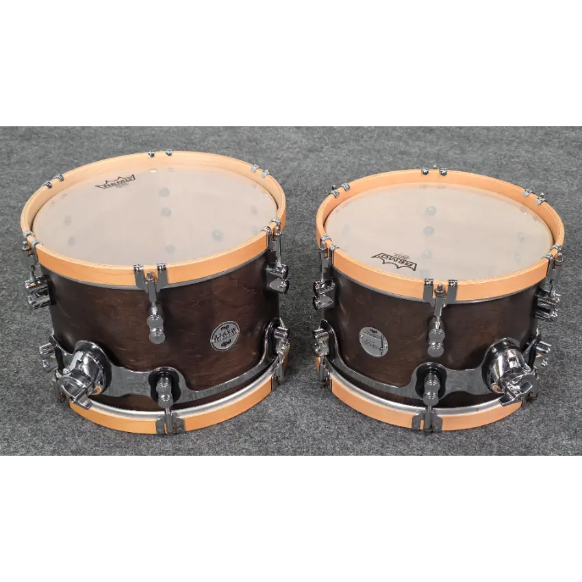 Used PDP Concept Classic 4pc Drum Set Walnut w/Natural Hoops - Good - Drum Center Of Portsmouth