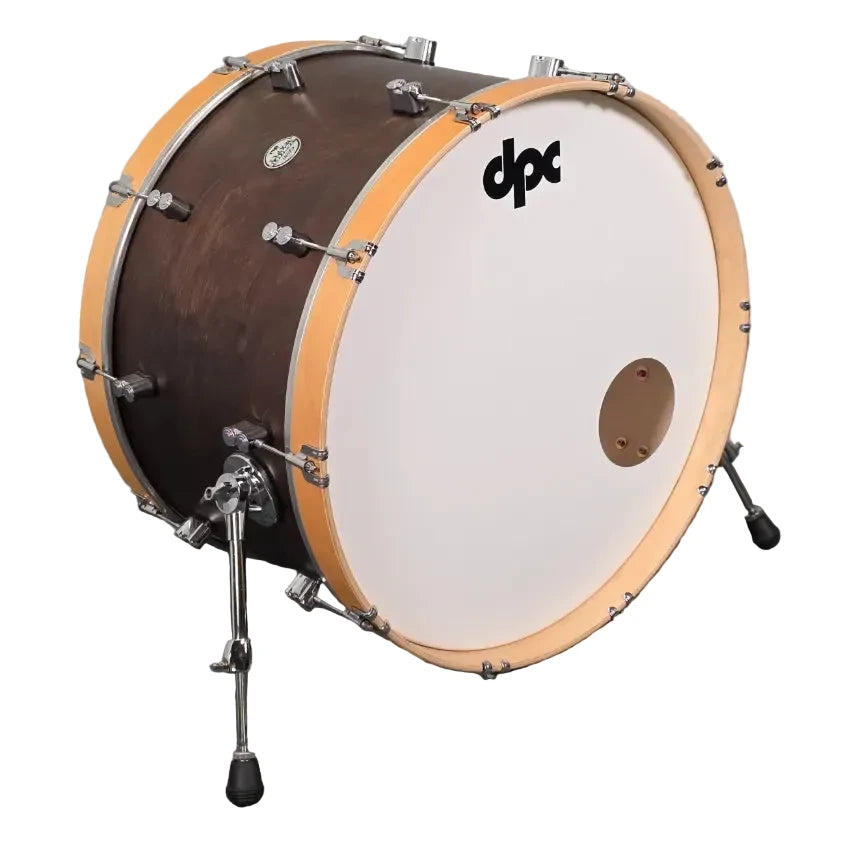Used PDP Concept Classic Bass Drum 24x14 Walnut w/ Natural Hoops - Good - Drum Center Of Portsmouth